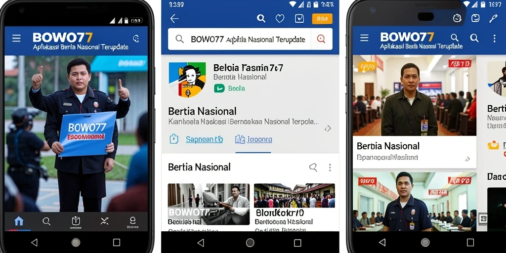 Tampilan antarmuka BOWO77 yang modern dan fungsional.