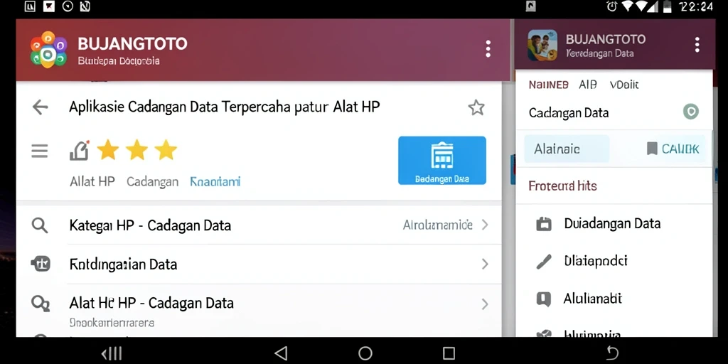 Tampilan antarmuka BUJANGTOTO yang mudah digunakan untuk cadangan data.