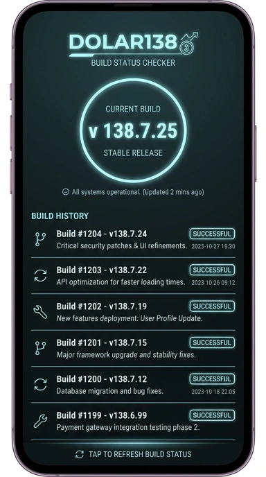 Riwayat Versi Dolar138 untuk Pengguna Android